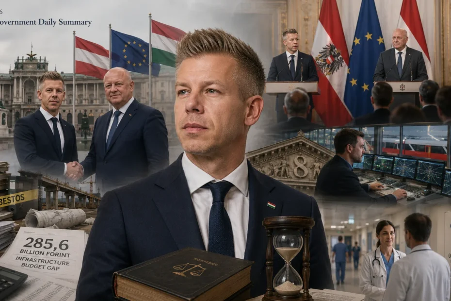 2026 május 21., csütörtök. A TISZA-kormányhoz kapcsolódó események
