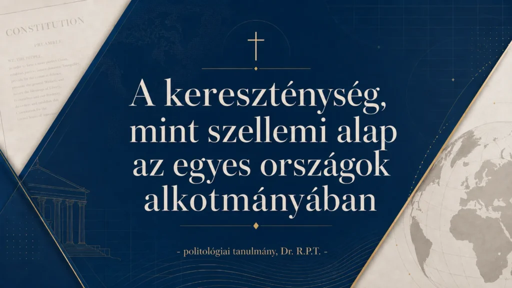 A kereszténység, mint szellemi alap az egyes országok alkotmányában - hány ország alkotmányában szerepel a kereszténység, mint hivatkozási alap, vagy a keresztény kultúra védelme