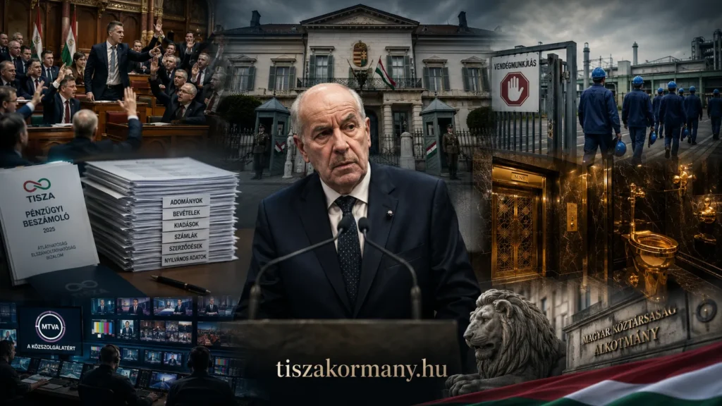 2026. június 1. hétfő. A TISZA-kormányhoz kapcsolódó események