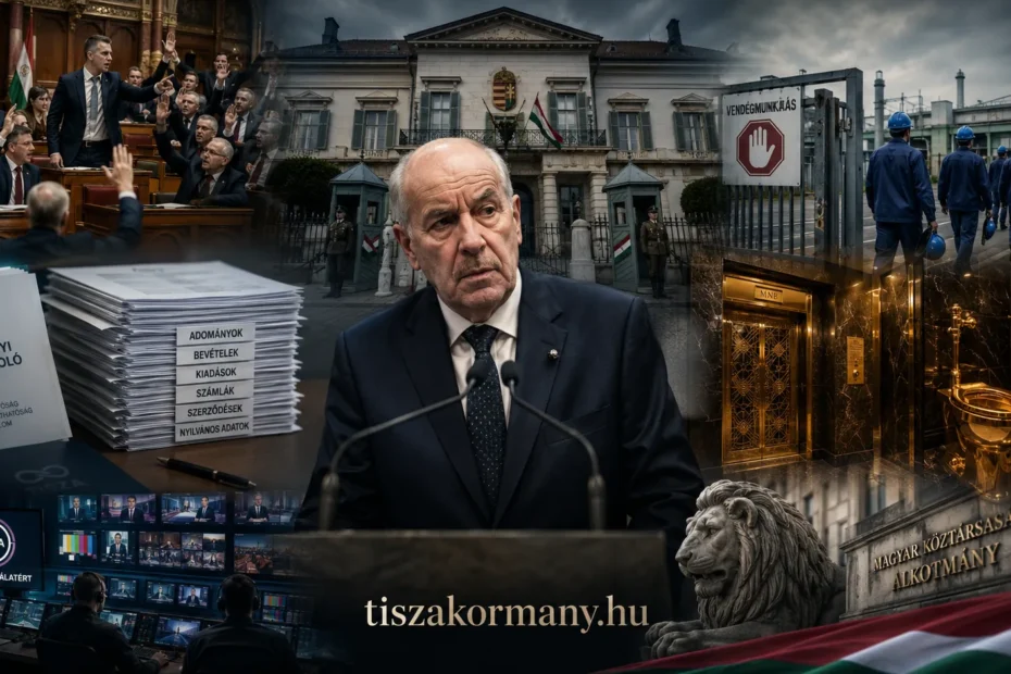 2026. június 1. hétfő. A TISZA-kormányhoz kapcsolódó események