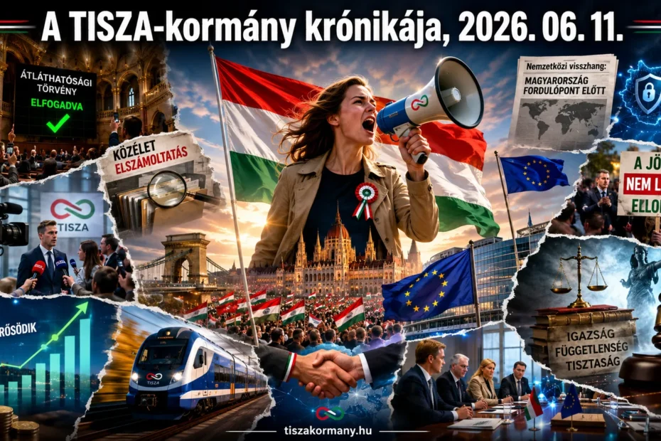 2026. június 11., csütörtök. A TISZA-kormányhoz kapcsolódó események