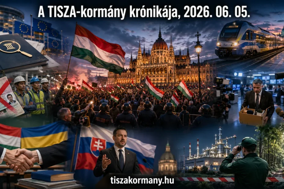 2026. június 5., péntek. A TISZA-kormányhoz kapcsolódó események