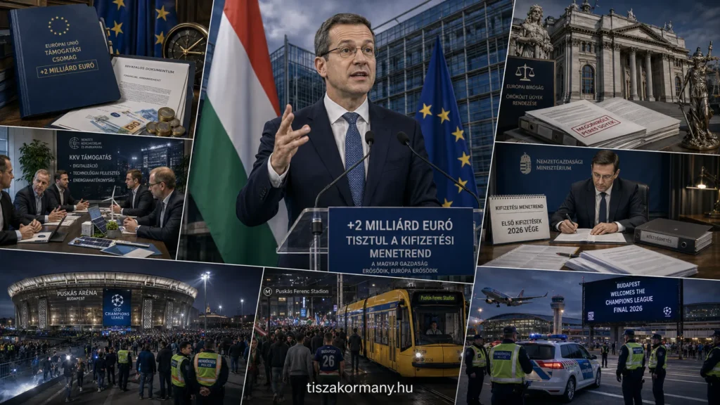2026. május 30. szombat. A TISZA-kormányhoz kapcsolódó események