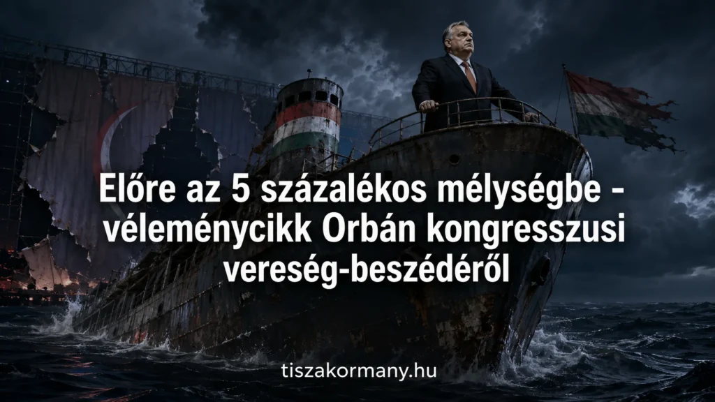 Áldozati pózban a süllyedő hajón