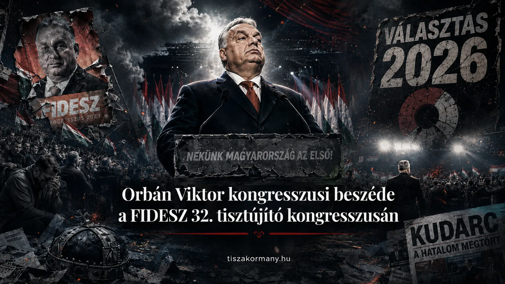 Orbán Viktor kongresszusi beszéde a FIDESZ 32. tisztújító kongresszusán, 2026. június 13.